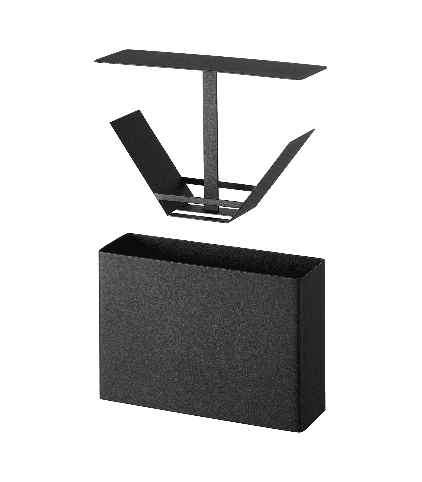 Black Steel Coffee Filter Holder with Lid