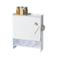 thumbnail image 1 of Yamazaki Home Concealable Spice Rack, White, Steel, No Assembly, 1 of 7