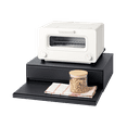 thumbnail image 1 of Yamazaki Home Countertop Drawer with Pull-Out Shelf, Black, Steel, Supports 37 pounds, 1 of 8