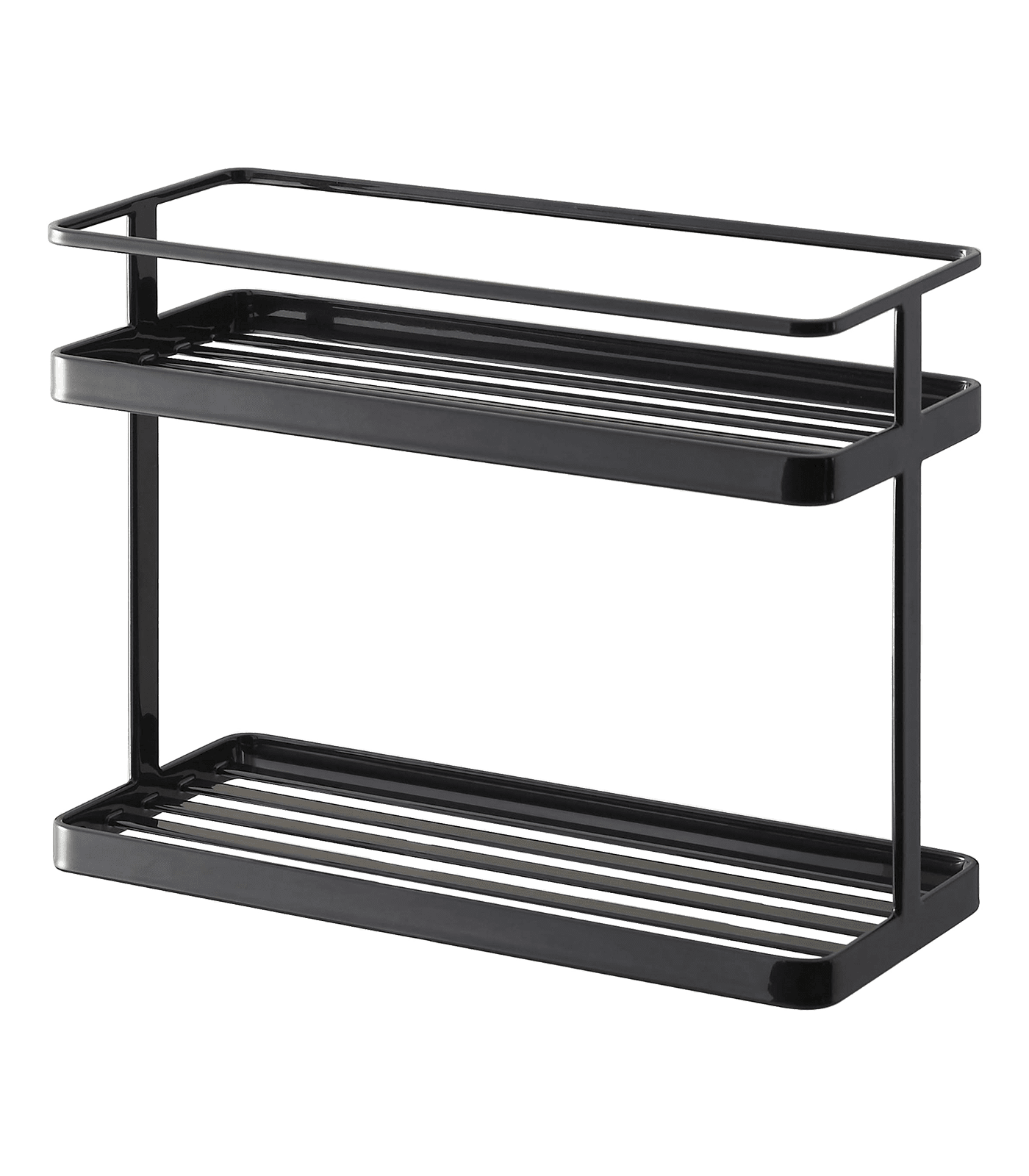 Black Steel Countertop Spice and Storage Organizer