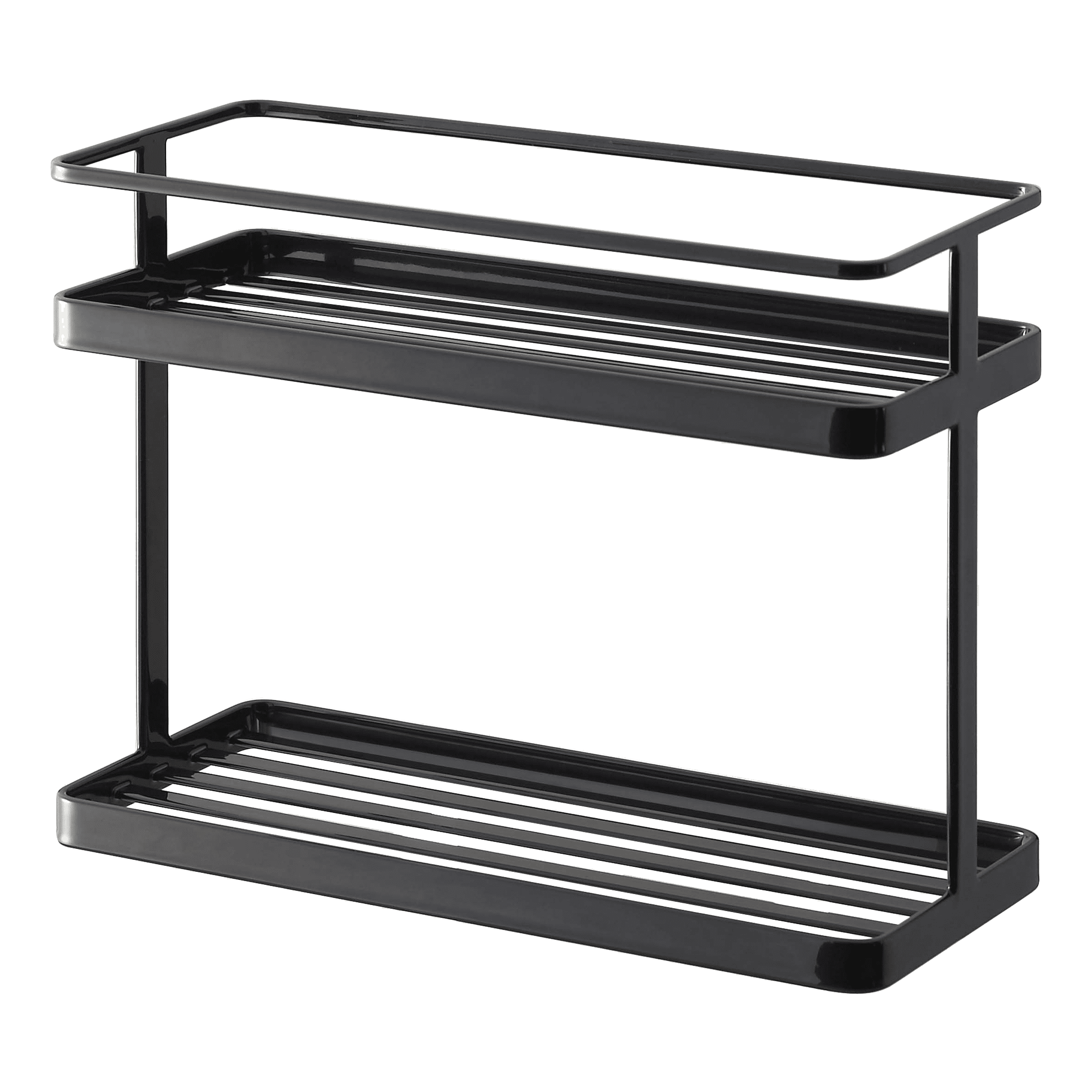 Black Steel Countertop Spice and Storage Organizer