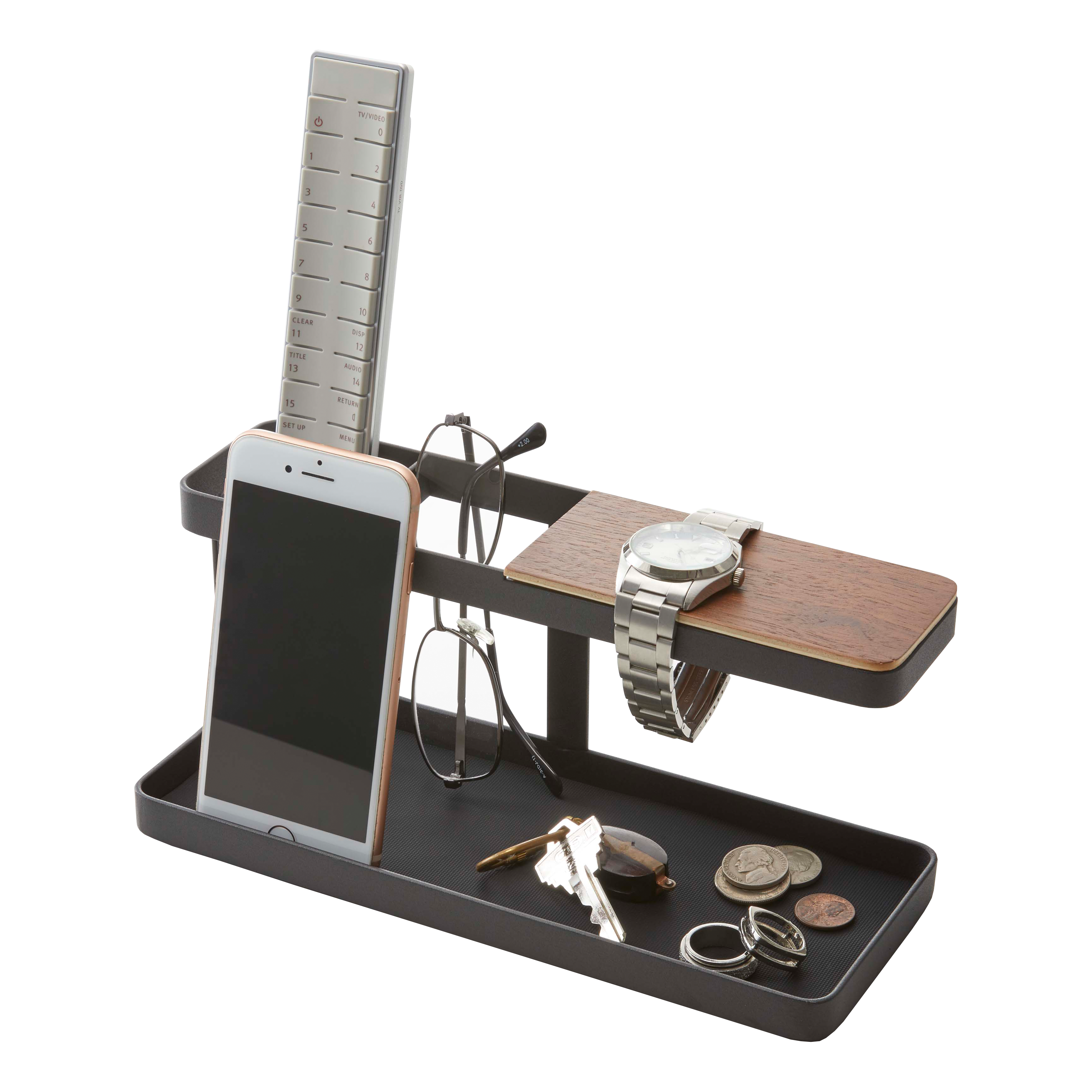 Yamazaki Home Desk Organizer Black Steel No Assembly Walmart