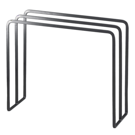 Yamazaki Home Dish Towel Hanger, Black, Steel, Water Resistant, No Assembly