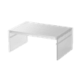 thumbnail image 1 of Yamazaki Home Two-Way Adjustable Refrigerator Shelf, White, Plastic, Expandable, Minimal Assembly, 1 of 7