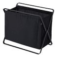 thumbnail image 1 of Yamazaki Home Folding Storage Bin, Black, Steel, 8.5 gallon, 32 liters, Supports 22 pounds, Collapsible, Handles, No Assembly, 1 of 7