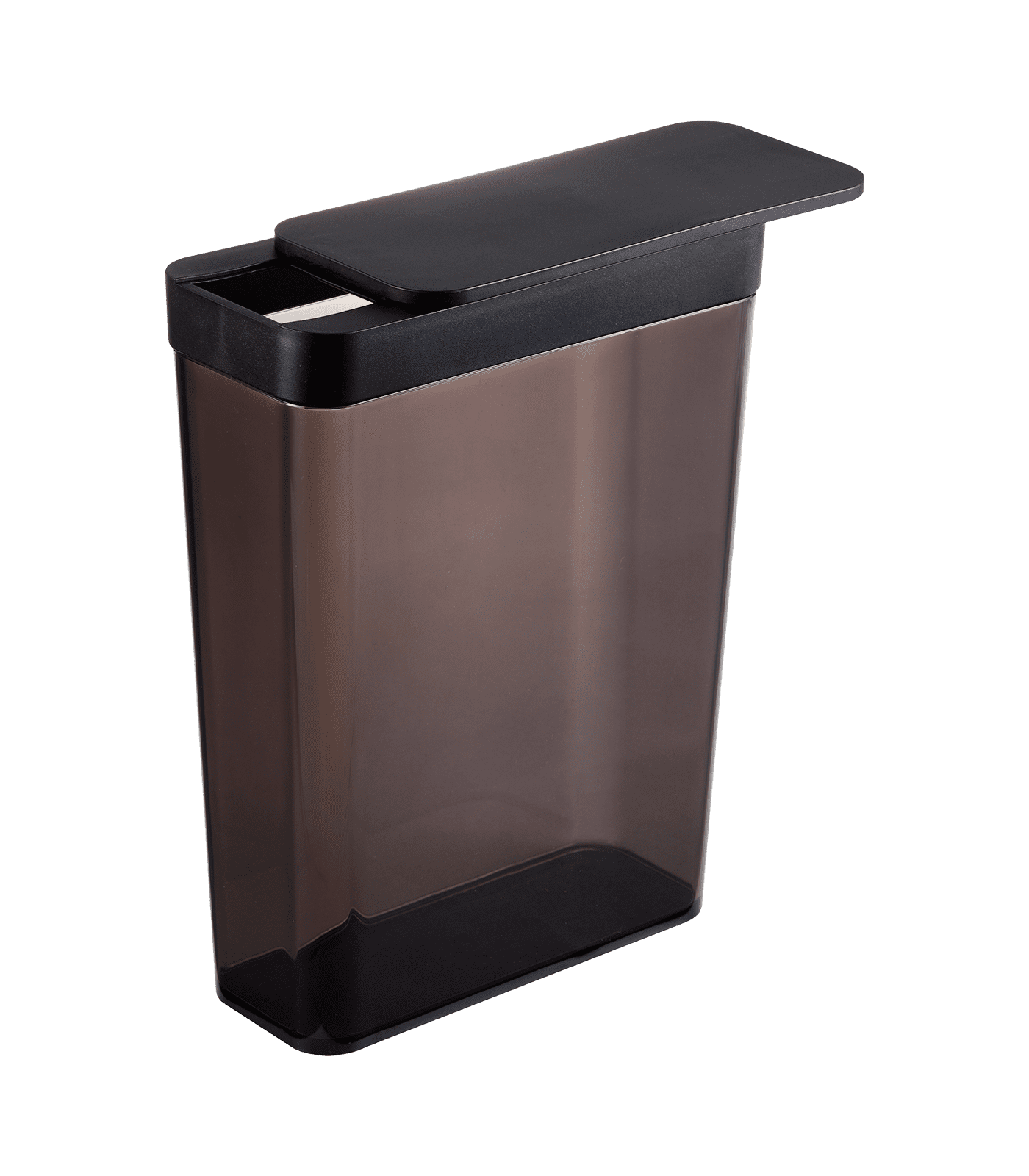 Black BPA-Free Plastic Meal Prep Storage Jar