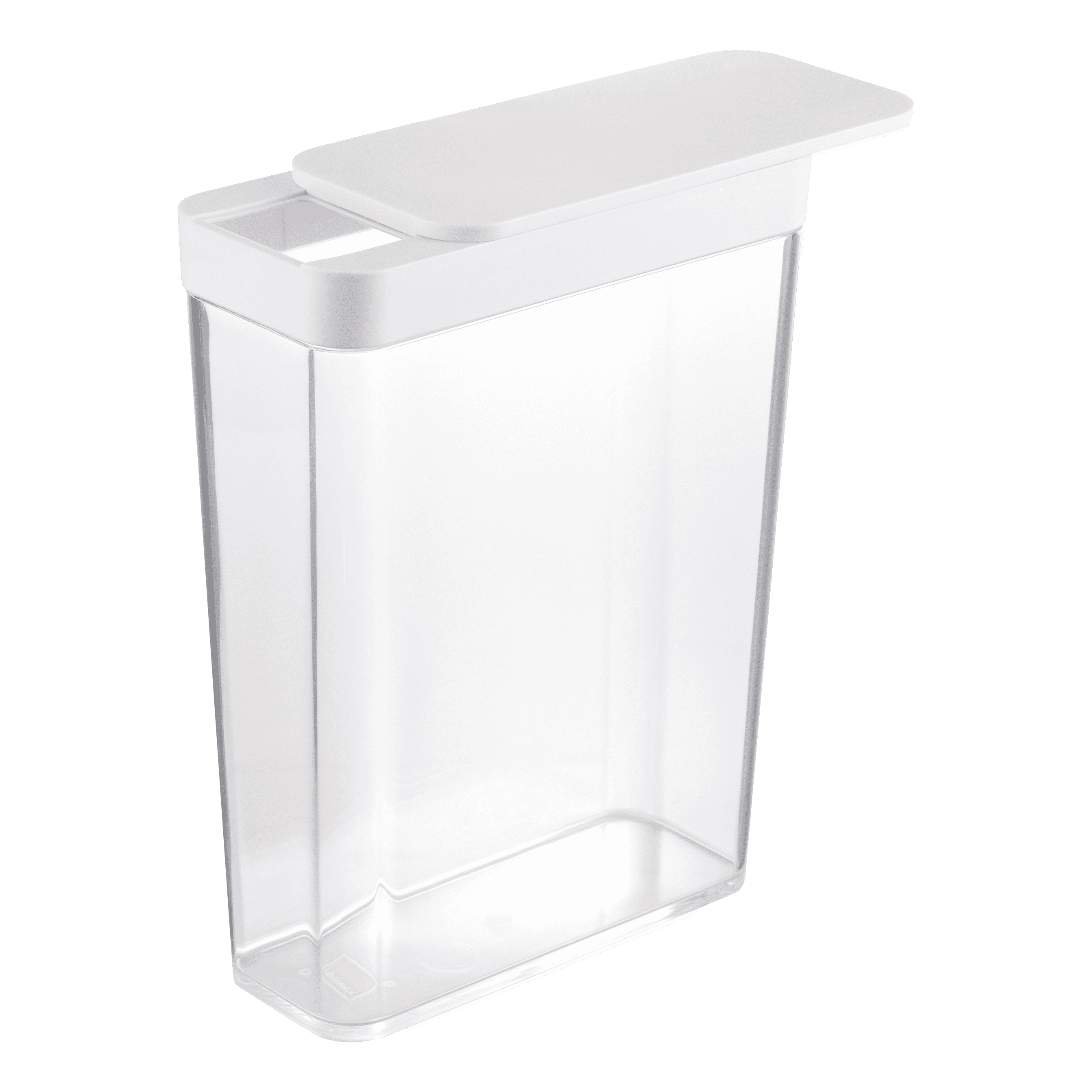 White BPA-Free Plastic Meal Prep Storage Jar Set