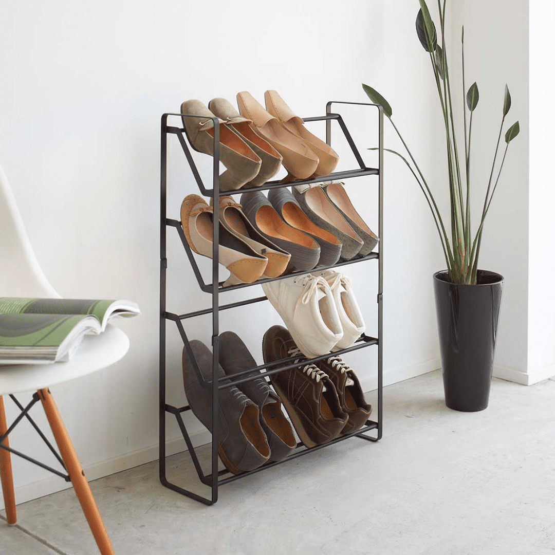 Slanted Shoe Shelves