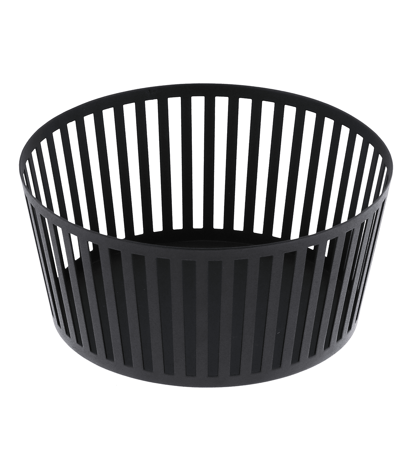 Tall Black Steel Minimalist Fruit Basket
