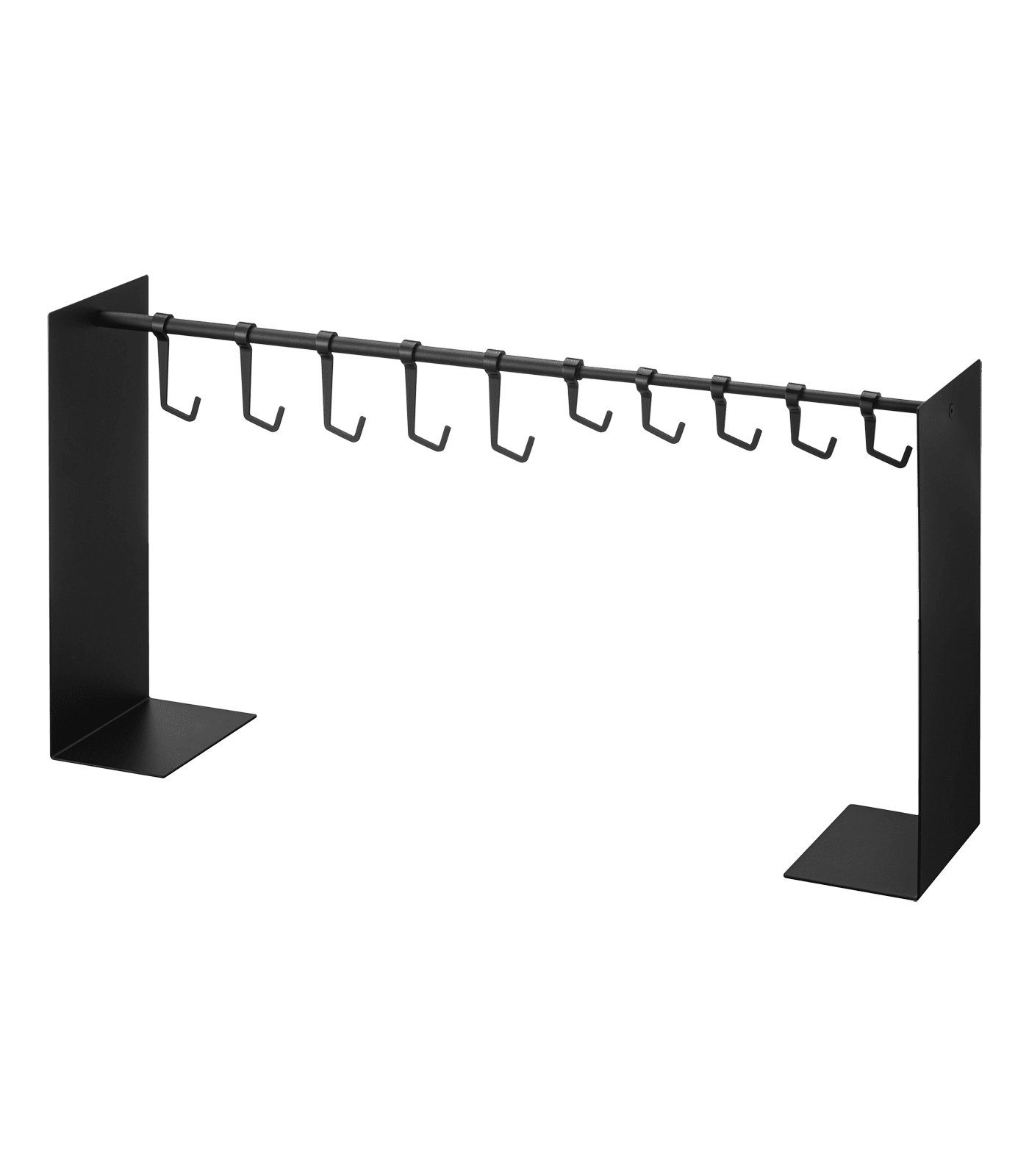 Adjustable Black Steel Hat Hanging Organizer