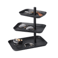thumbnail image 1 of Yamazaki Home Jewelry + Accessory Trays, Black, Steel, 1 of 7