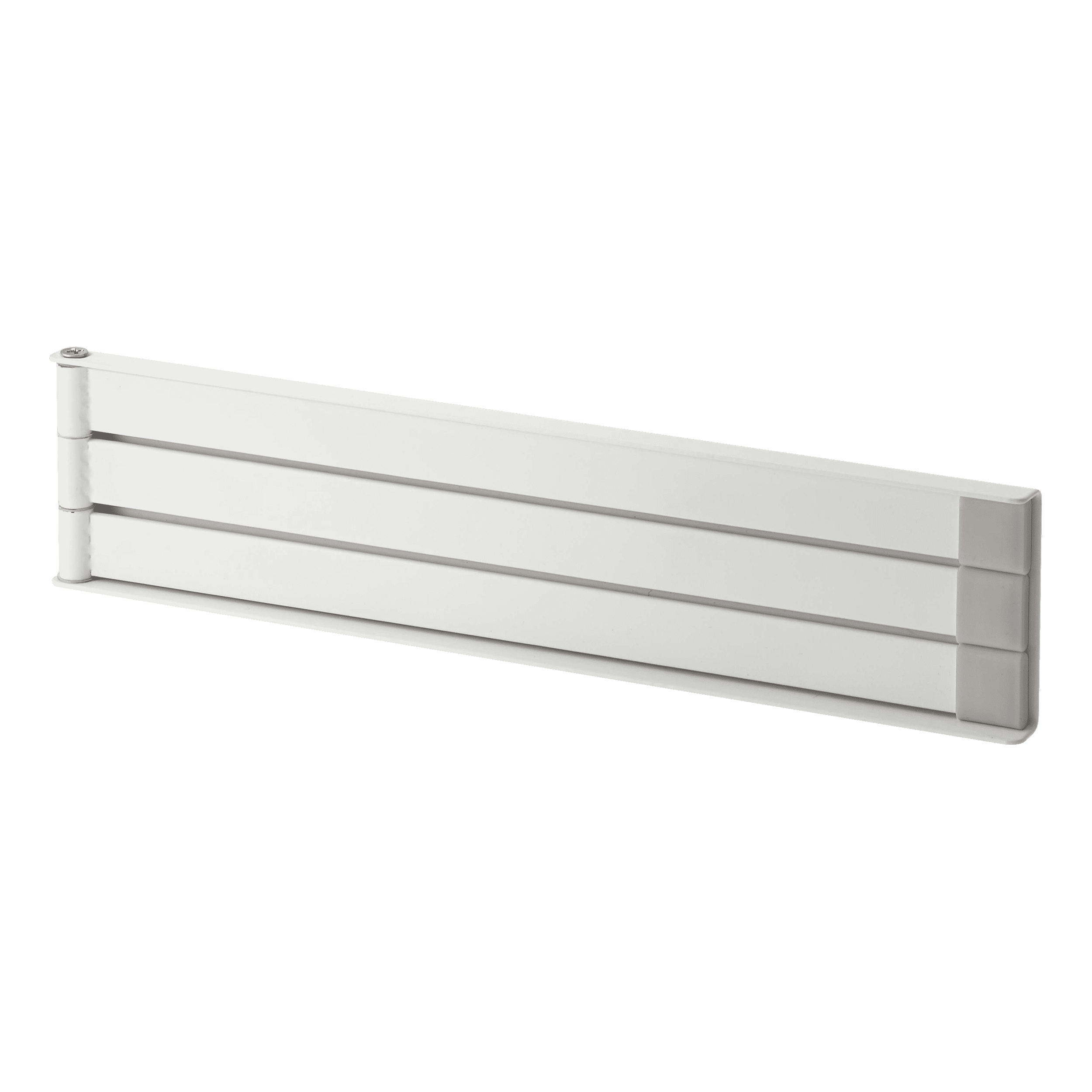 White Magnetic Steel Dish Towel Hanger