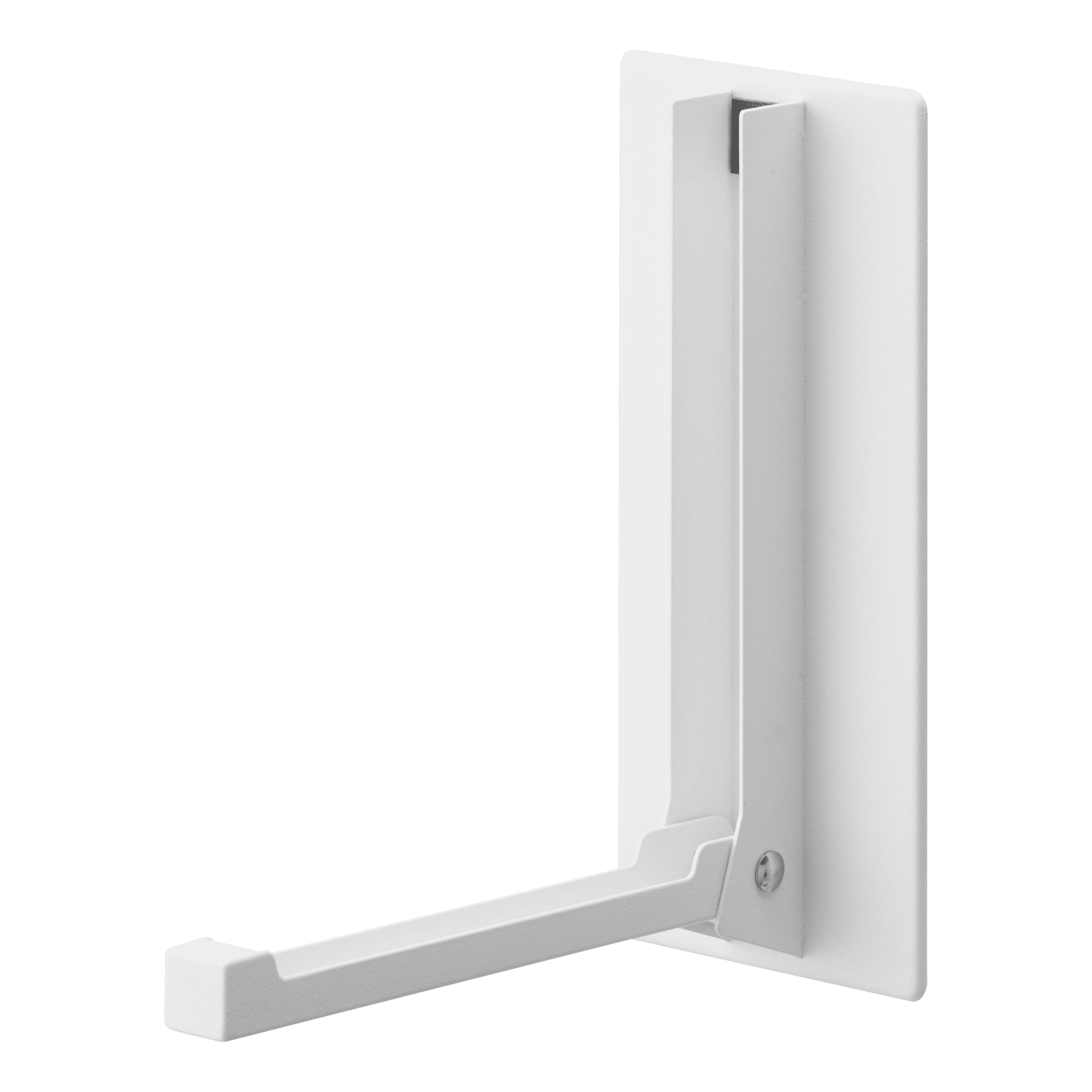 White Steel Magnetic Folding Wall Hook