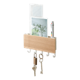 thumbnail image 1 of Yamazaki Home Magnetic Key Rack, Ash, Steel + Wood, Supports 2 pounds, Magnetic, 1 of 4