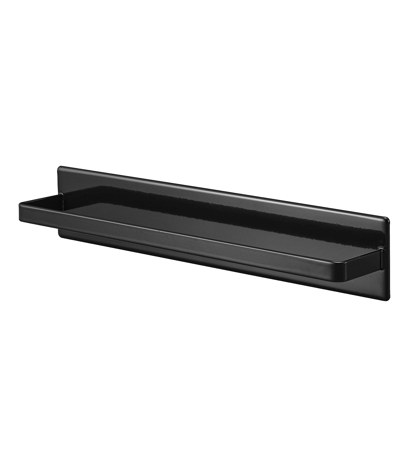 Black Steel Wall Mounted Magnetic Kitchen Towel Rack