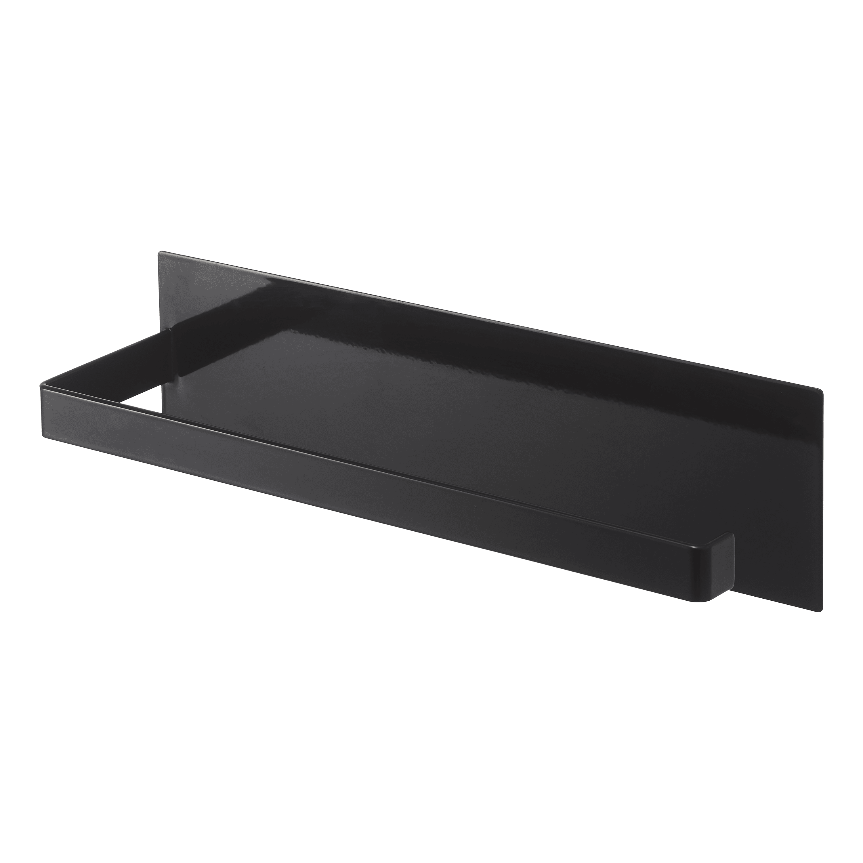 Black Steel Magnetic Paper Towel Holder for Kitchen