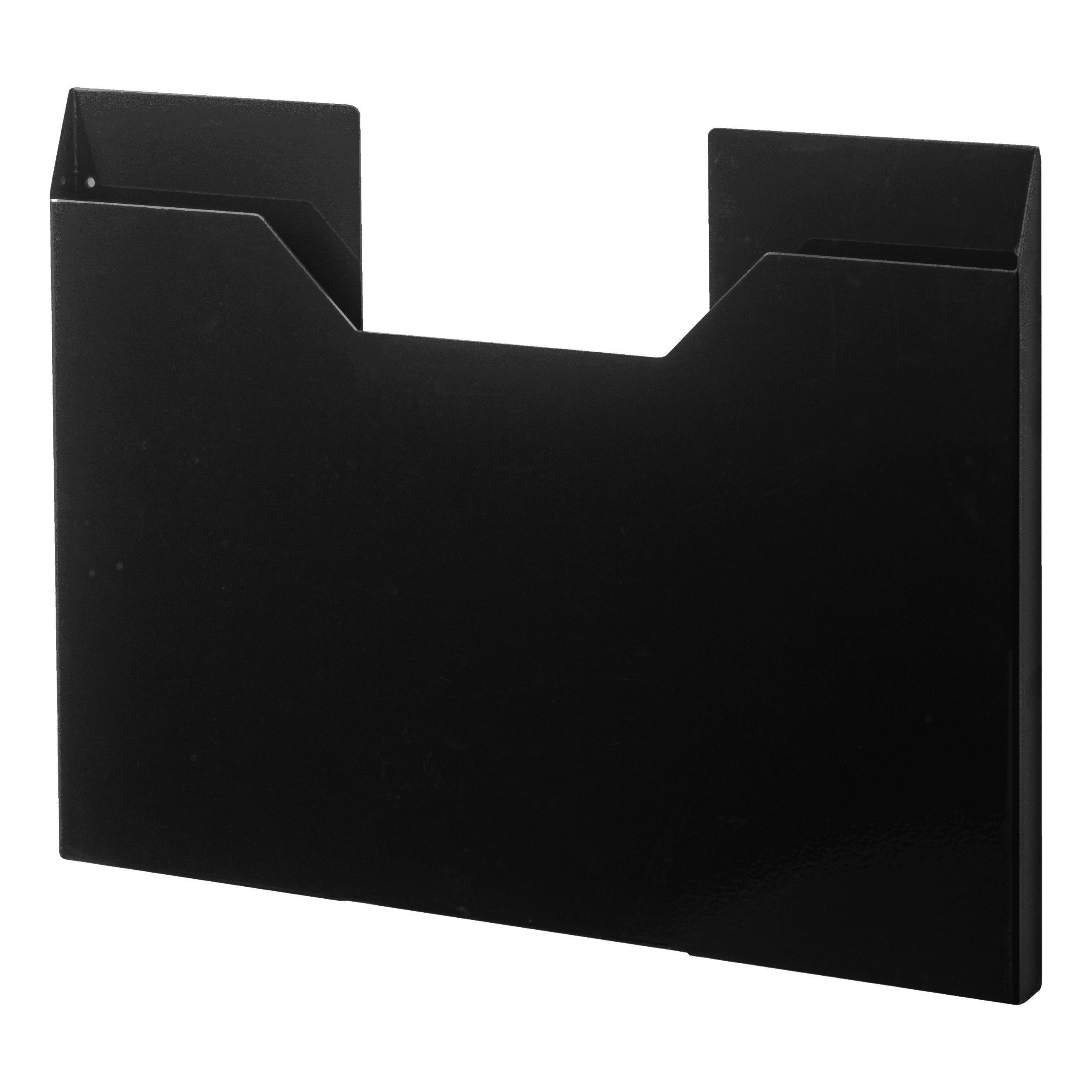 Slim Black Steel Magnetic Placemat Organizer
