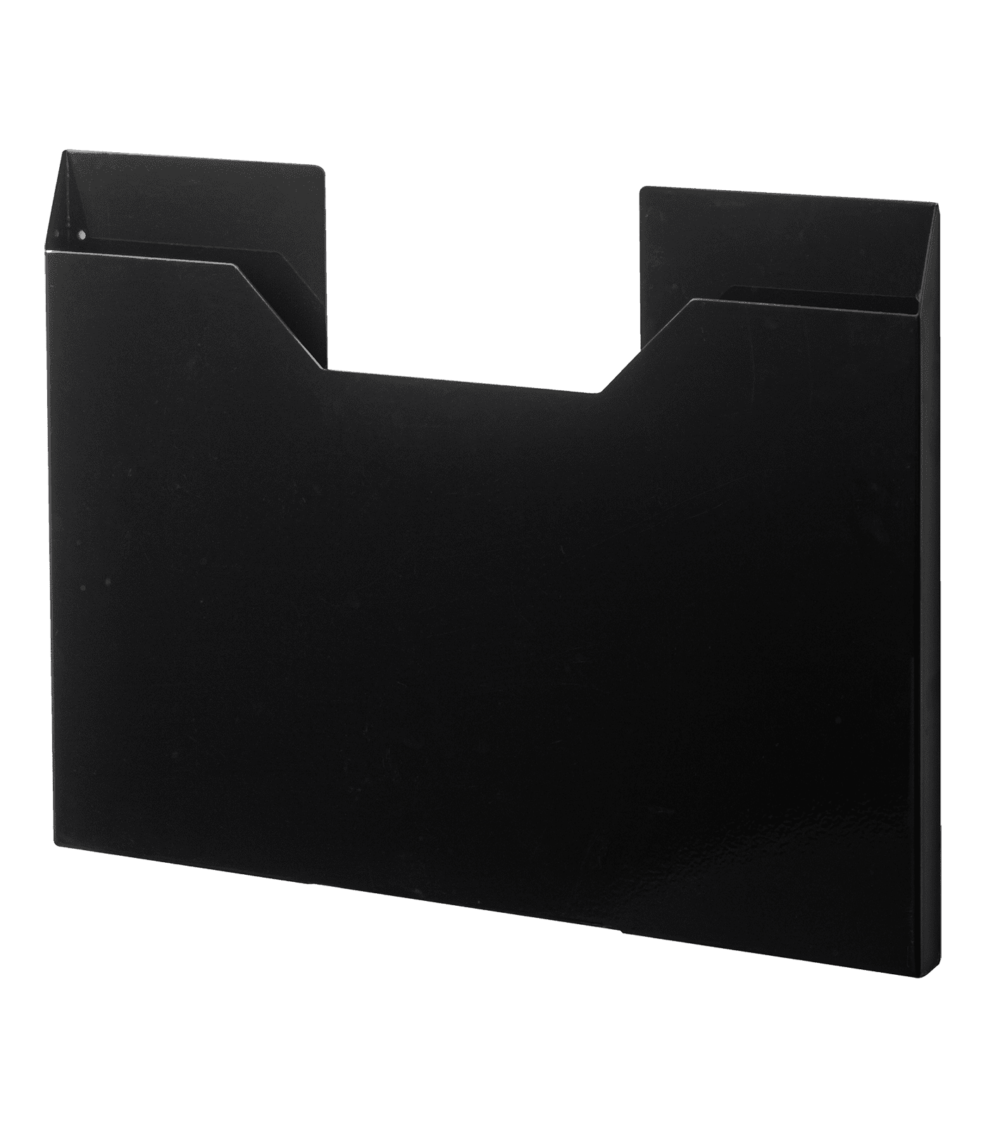 Slim Black Steel Magnetic Placemat Organizer