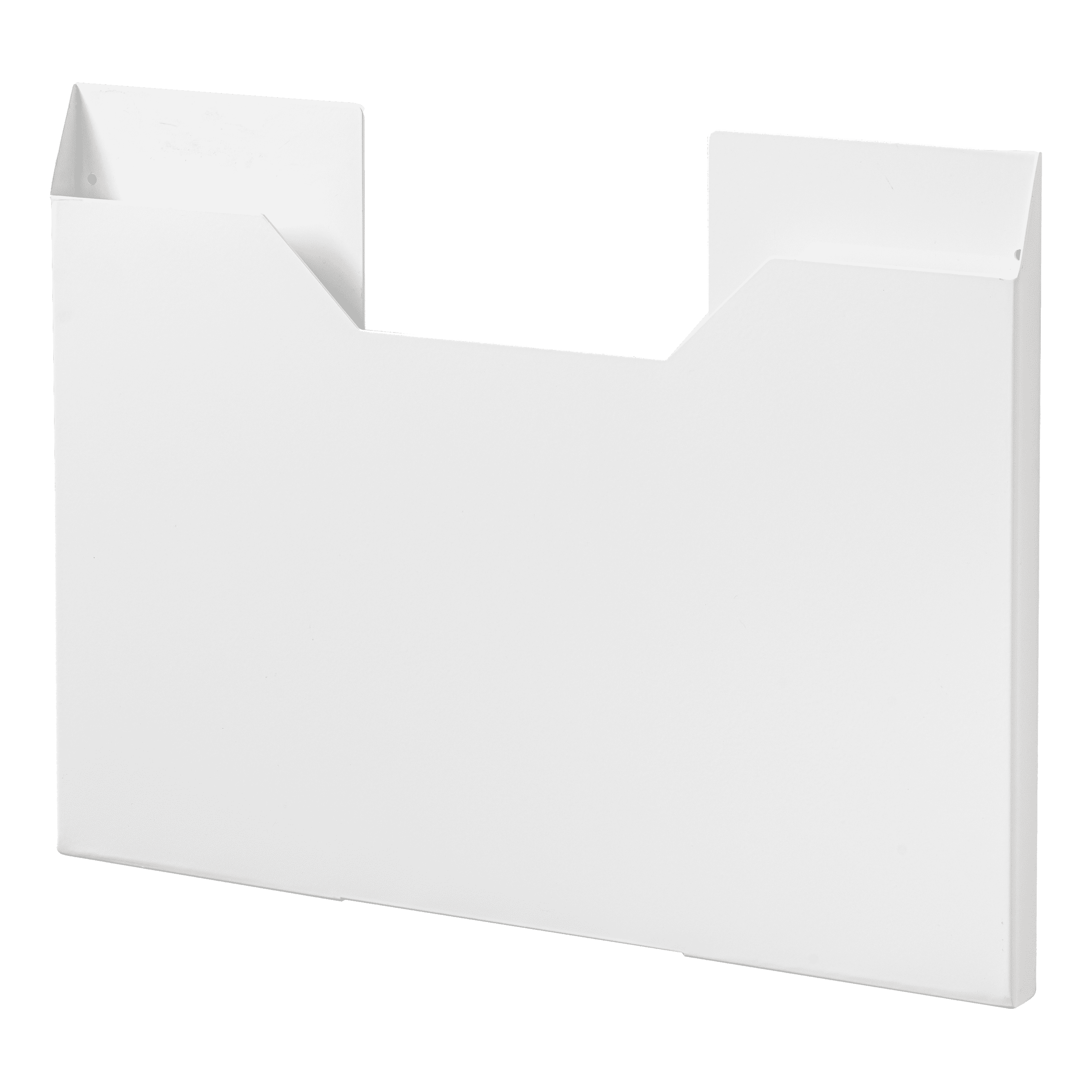 Slim White Magnetic Steel Placemat Organizer