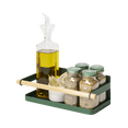 thumbnail image 1 of Yamazaki Home Magnetic Storage Caddy, Forest Green, Steel + Wood, Supports 3.3 pounds, Magnetic, No Assembly, 1 of 8