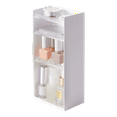 thumbnail image 1 of Yamazaki Home Makeup Organizer - Two Styles, White, ABS Plastic, Flat, Supports 1.98 pounds, Adjustable Tiers, No Assembly, 1 of 7