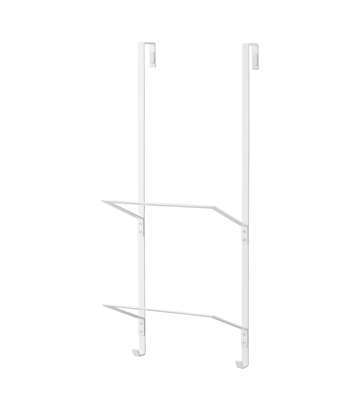 White Steel Over-the-Door Fitness Equipment Hanger