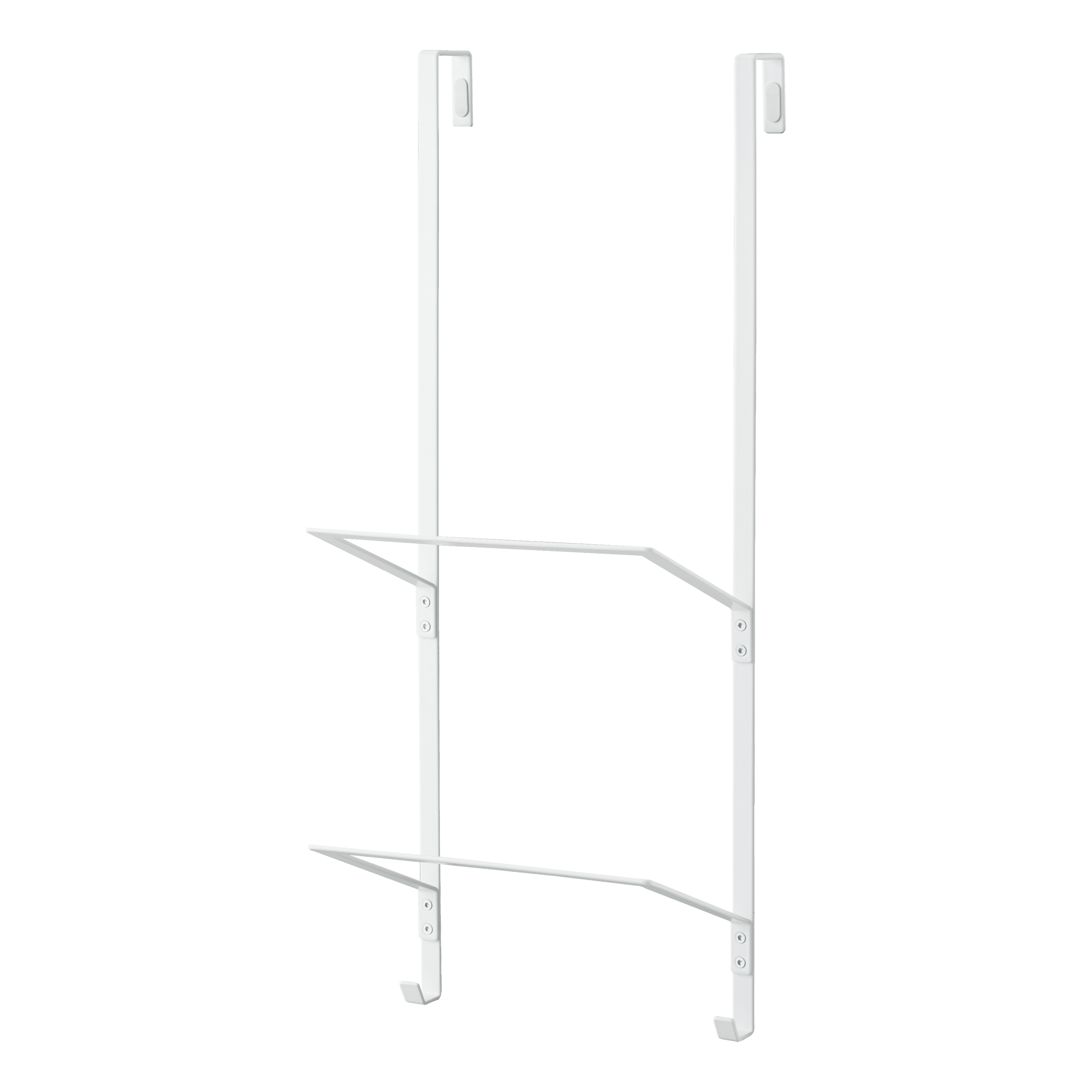 White Steel Over-the-Door Fitness Equipment Hanger