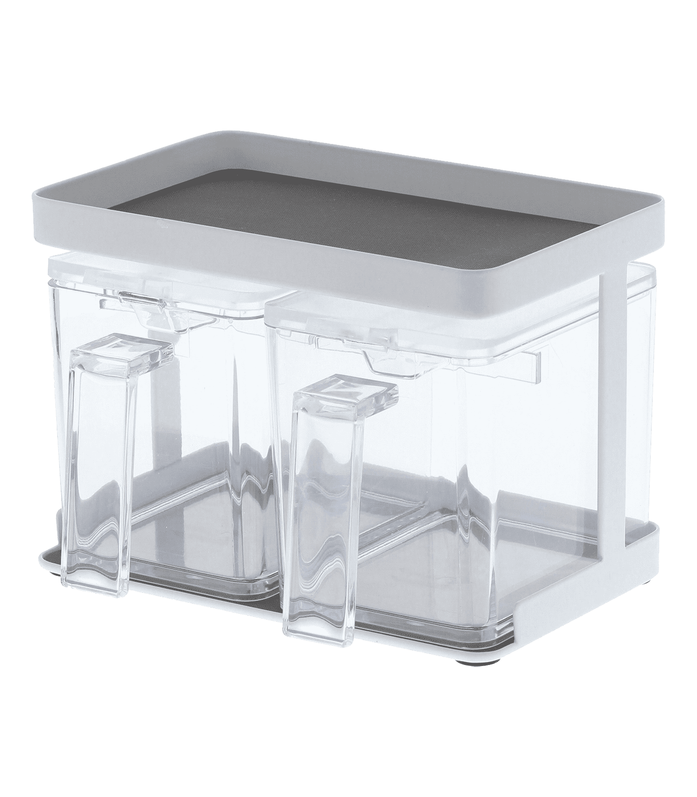 Yamazaki Home Pantry Organizer, White, Steel + Plastic, Double, 5.5 ...