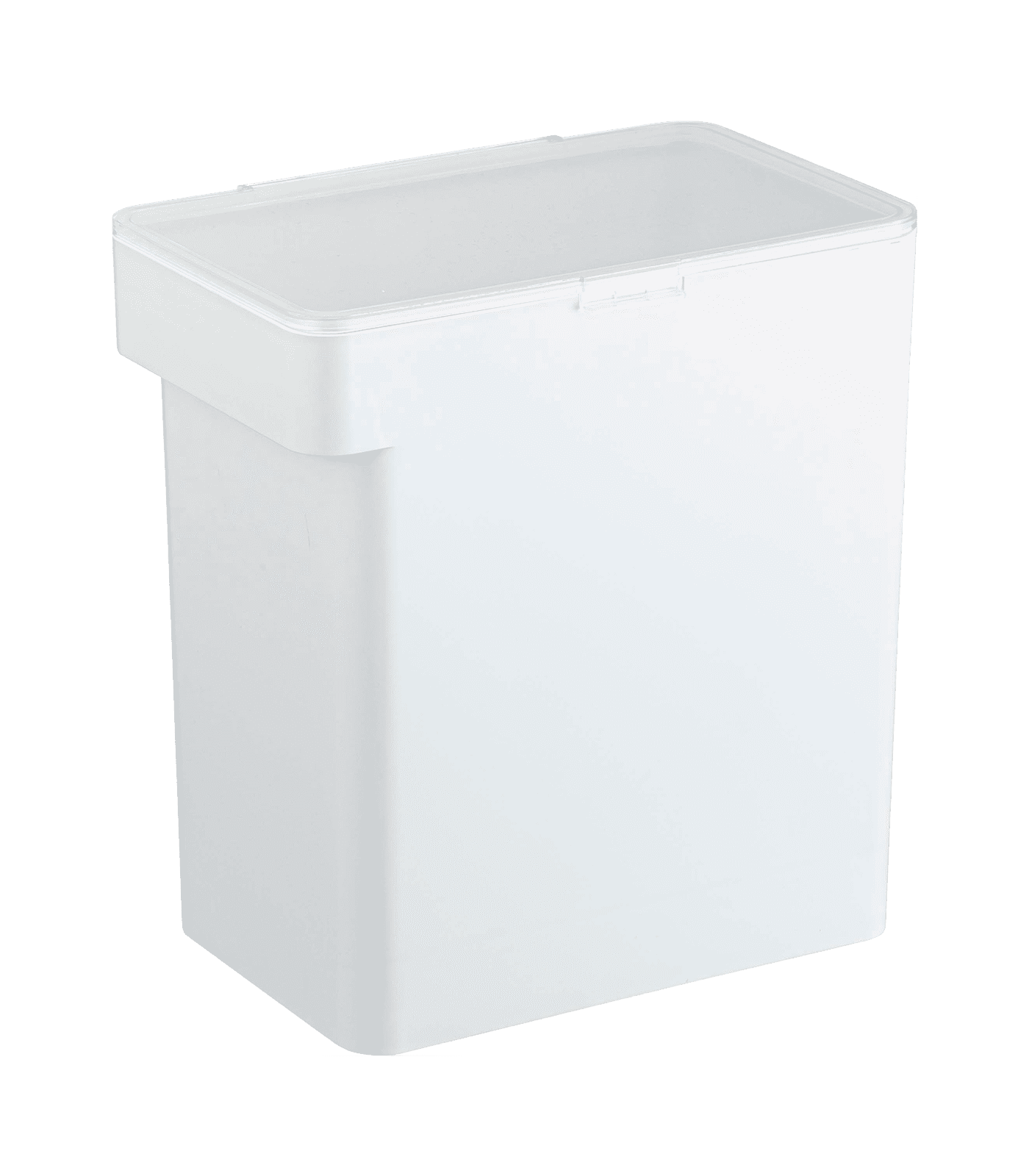 White Airtight Plastic Pet Food Storage Container, 3.2 Gallon