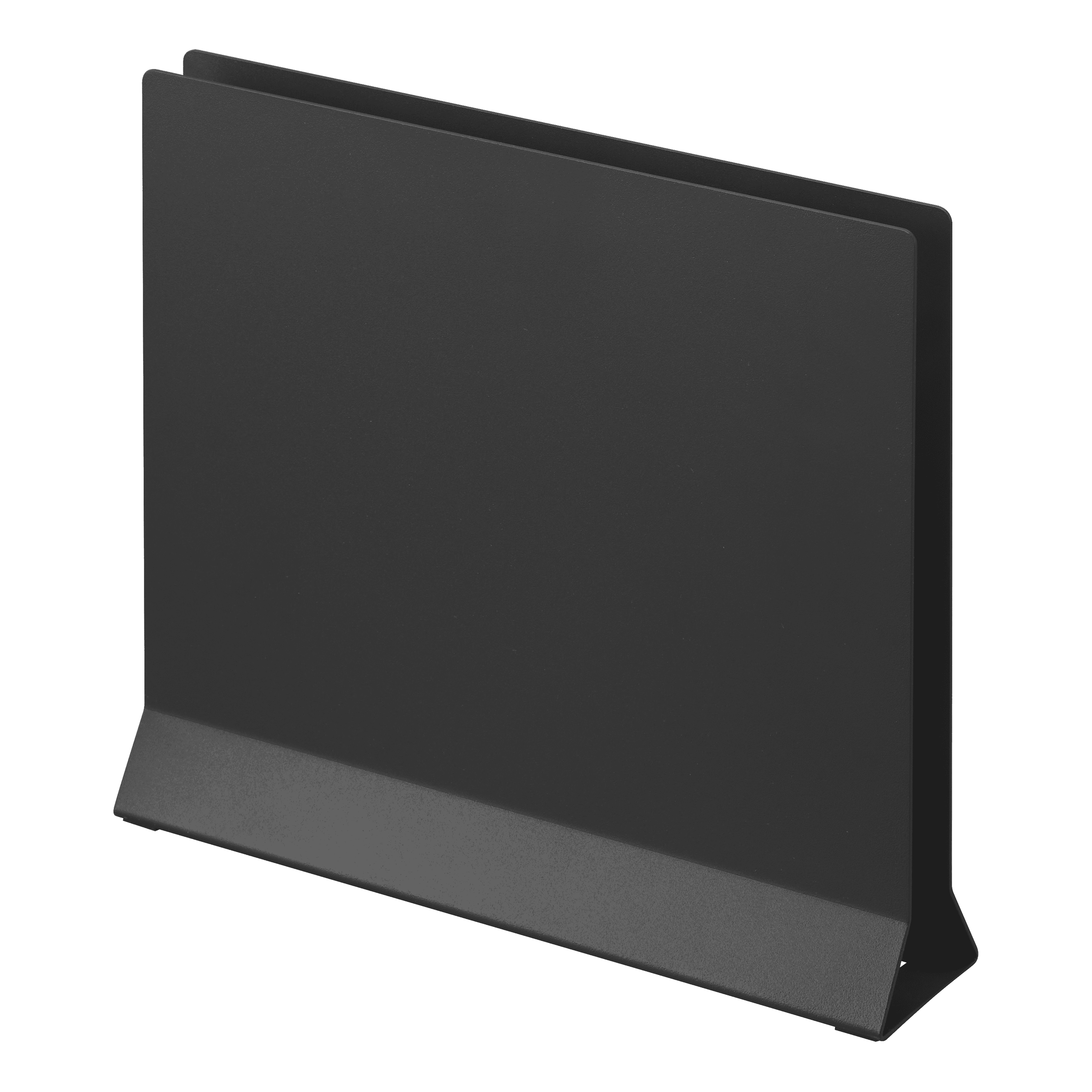 Slim Black Steel Placemat and Tray Stand for Kids
