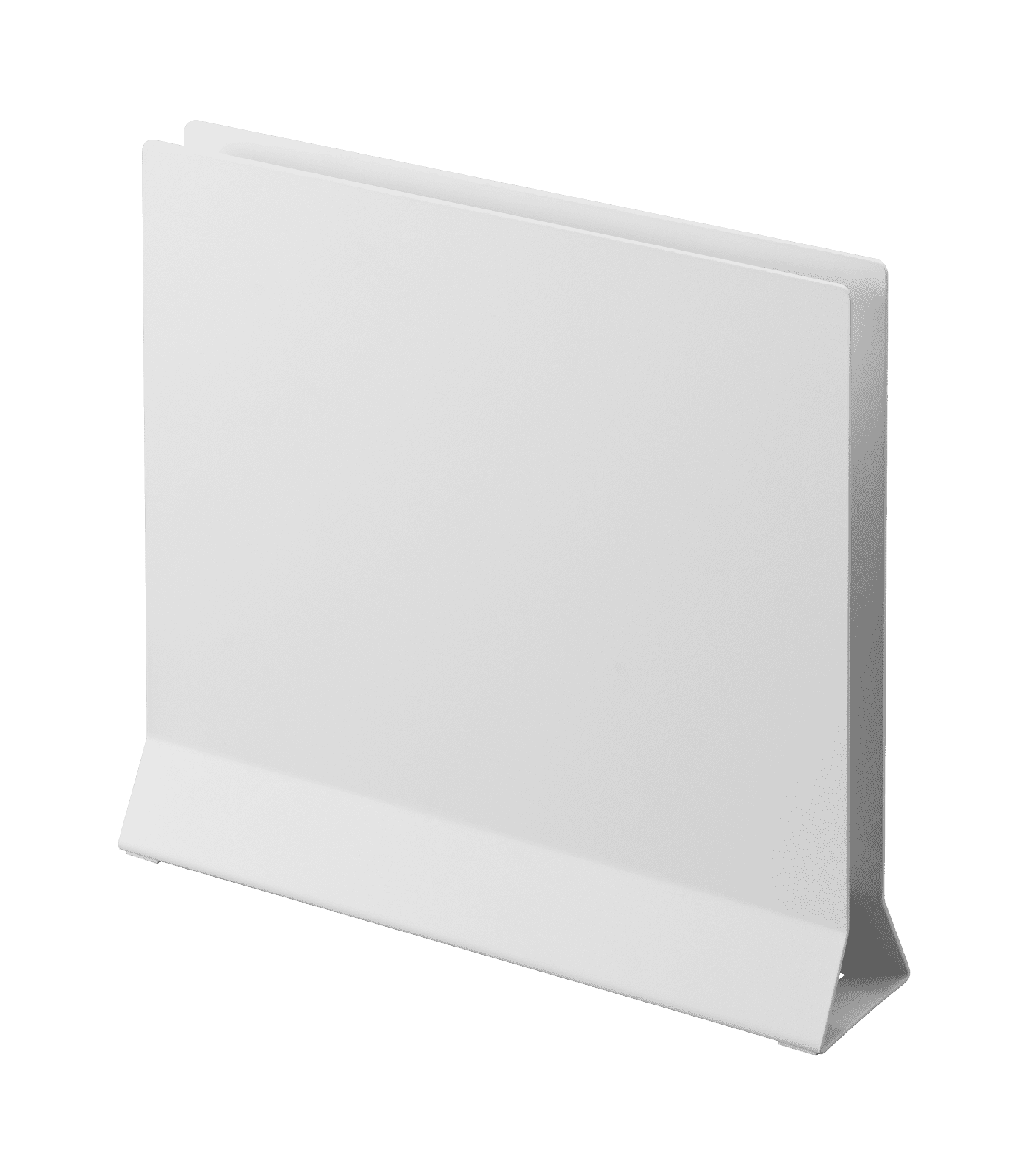 White Steel Slim Placemat and Tray Stand