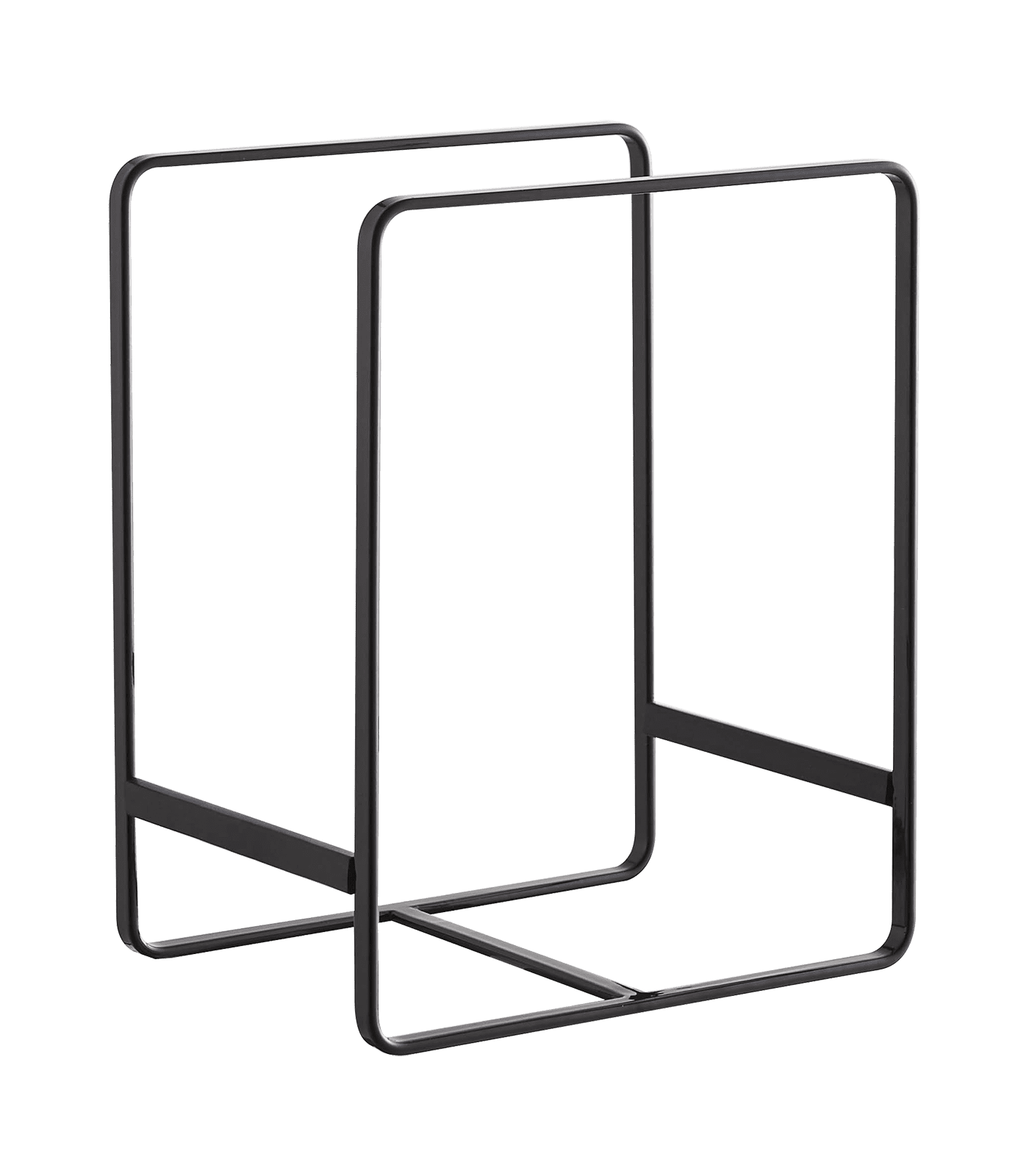 Large Black Steel Plate Holder Dish Rack
