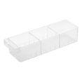 thumbnail image 1 of Yamazaki Home Refrigerator Organizer Bin - Three Styles, White, ABS Plastic, All-Purpose, Handle, Divider, No Assembly, 1 of 7