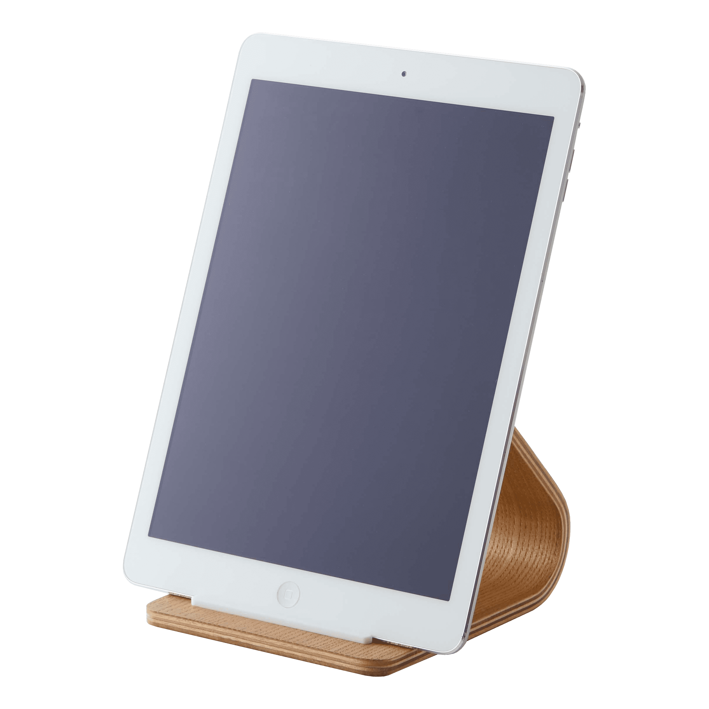 Natural Plywood Tablet Stand with Silicone Stopper