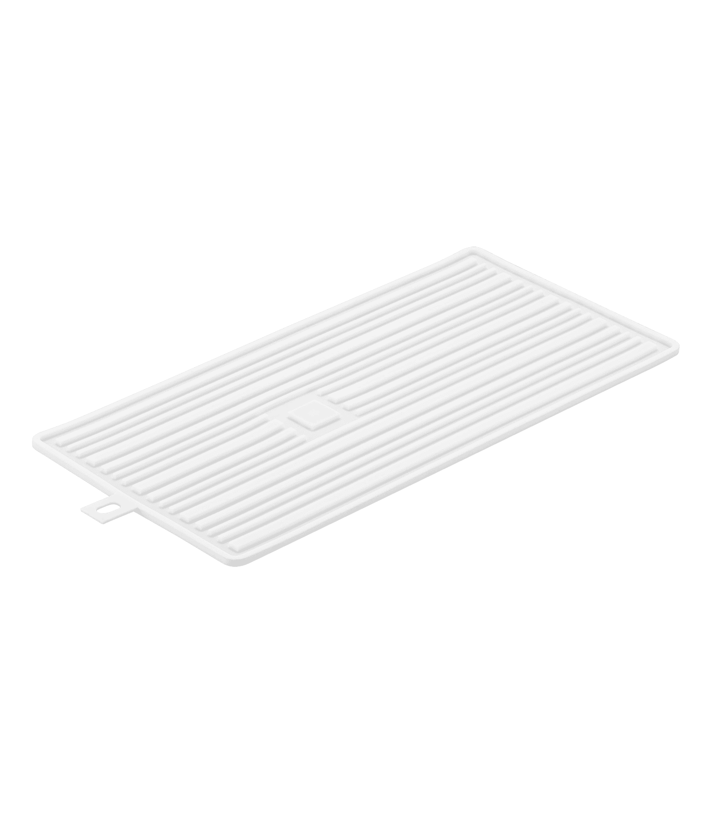 White Silicone Foldable Roll-Up Dish Drying Mat