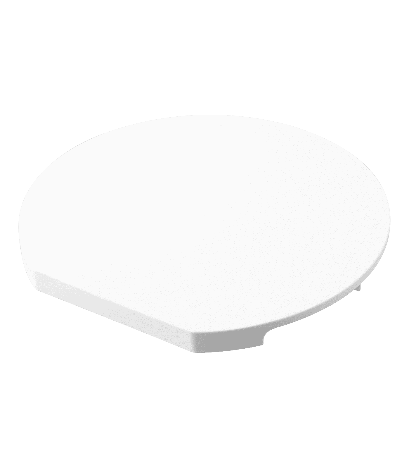 White Round Magnetic Polypropylene Cutting Board