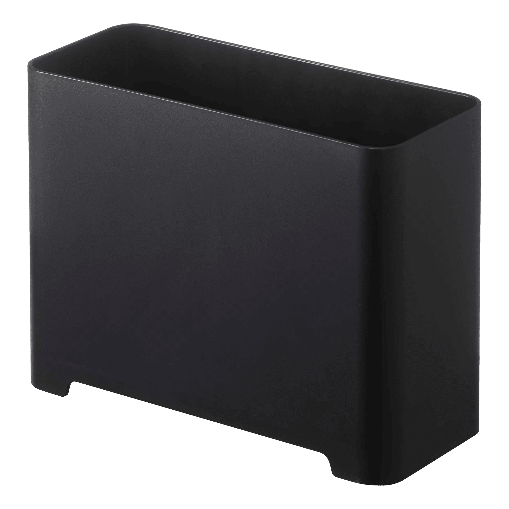 Black Self-Draining Bathroom Organizer for Kids