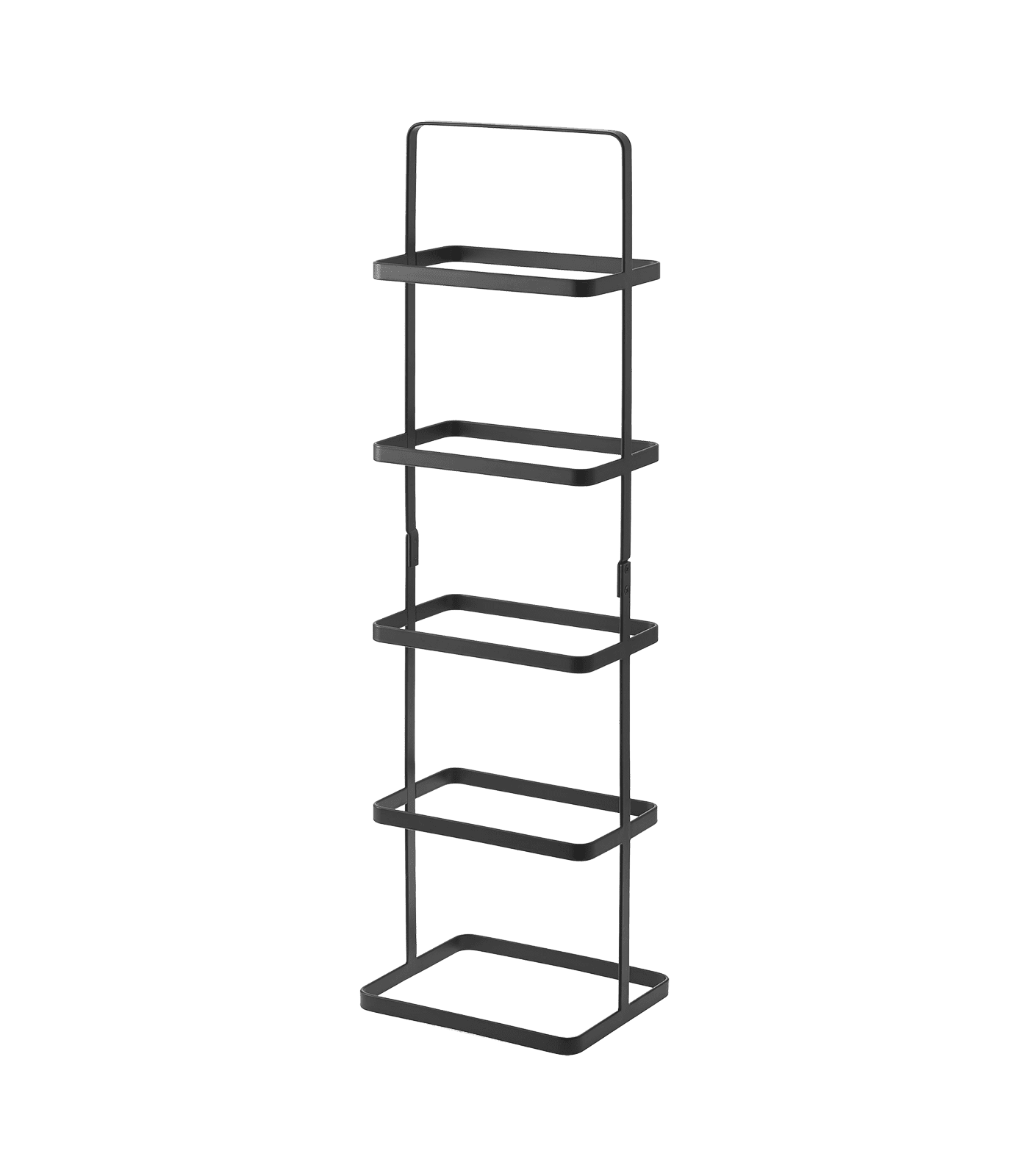 Yamazaki Home Line Expandable Low-Profile Shoe Rack | 2-Tier, Black