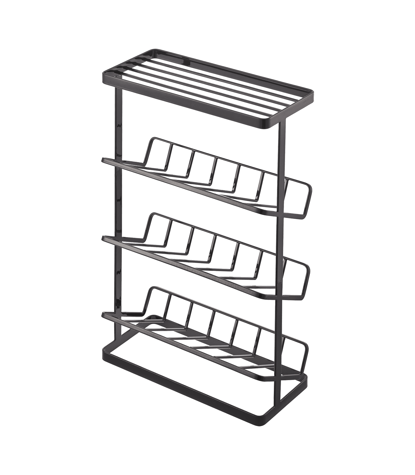 Yamazaki Home Shower Caddy - Three Sizes, Black, Steel, Large, Water  Resistant, No Assembly 