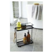 Yamazaki Home Shower Caddy - Three Sizes, Black, Steel, Small, Supports 13.2 pounds, Water Resistant, No Assembly