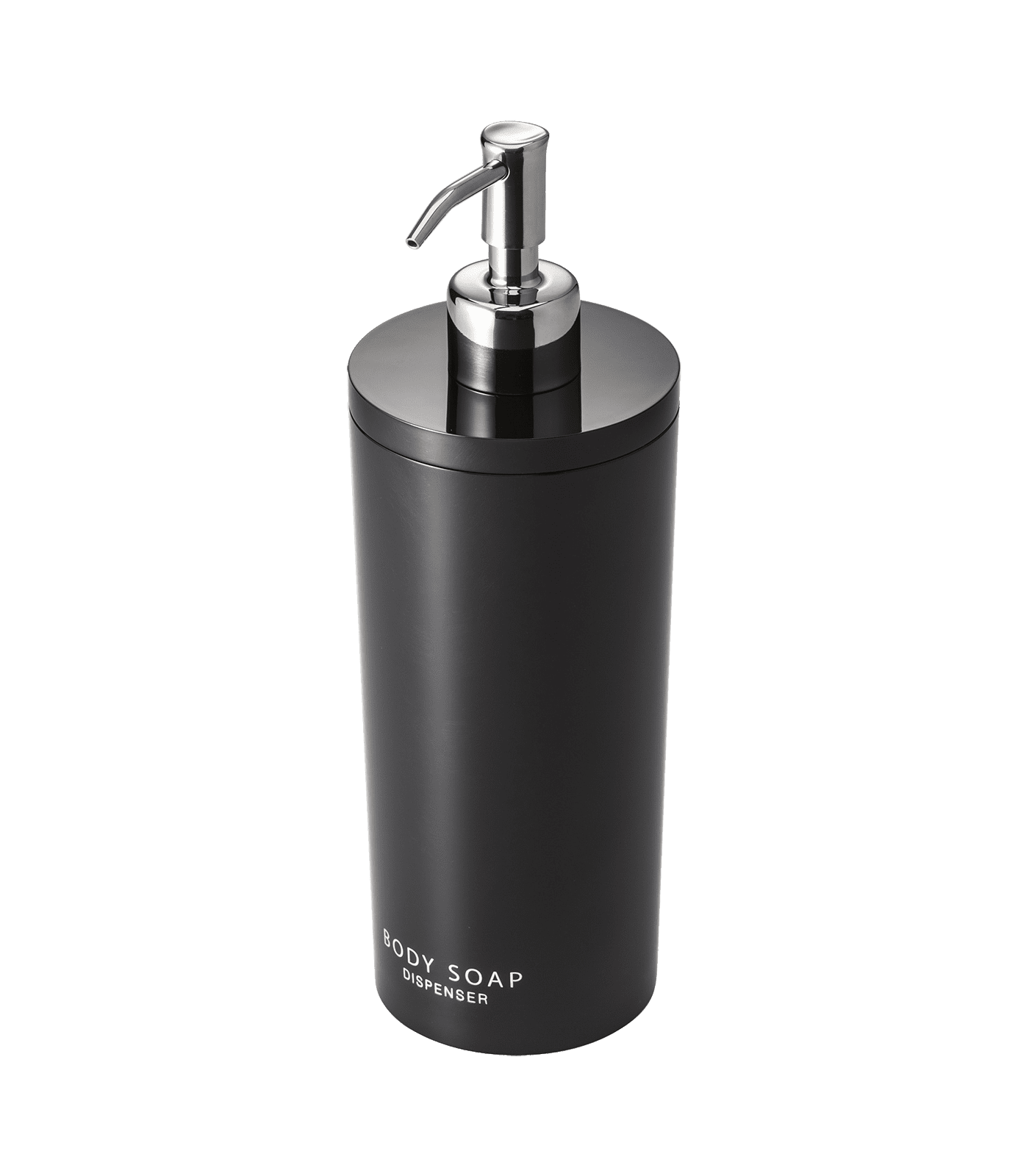 Black ABS Resin Body Soap Dispenser with Stainless Steel Pump