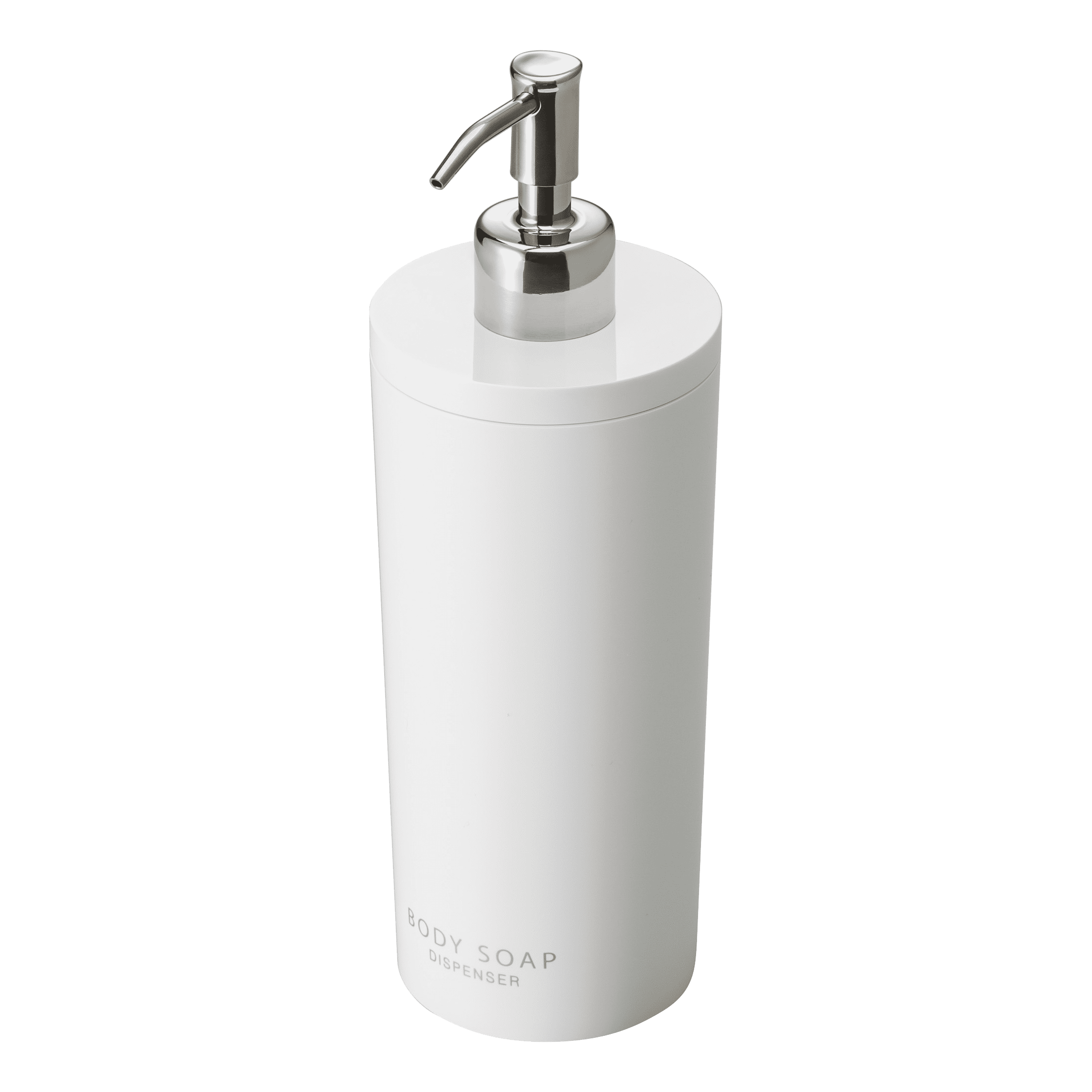 White ABS Resin and Stainless Steel Body Soap Dispenser