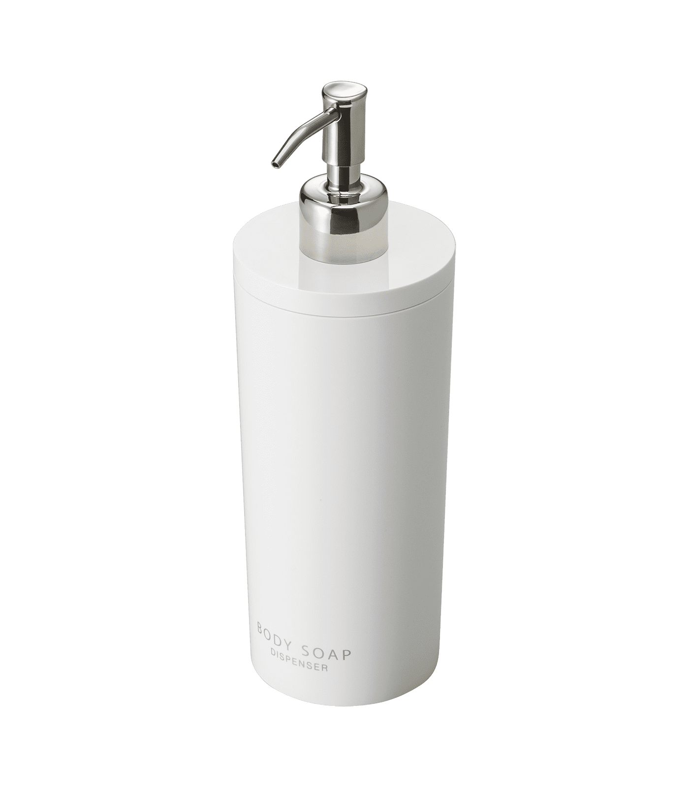 White ABS Resin and Stainless Steel Body Soap Dispenser
