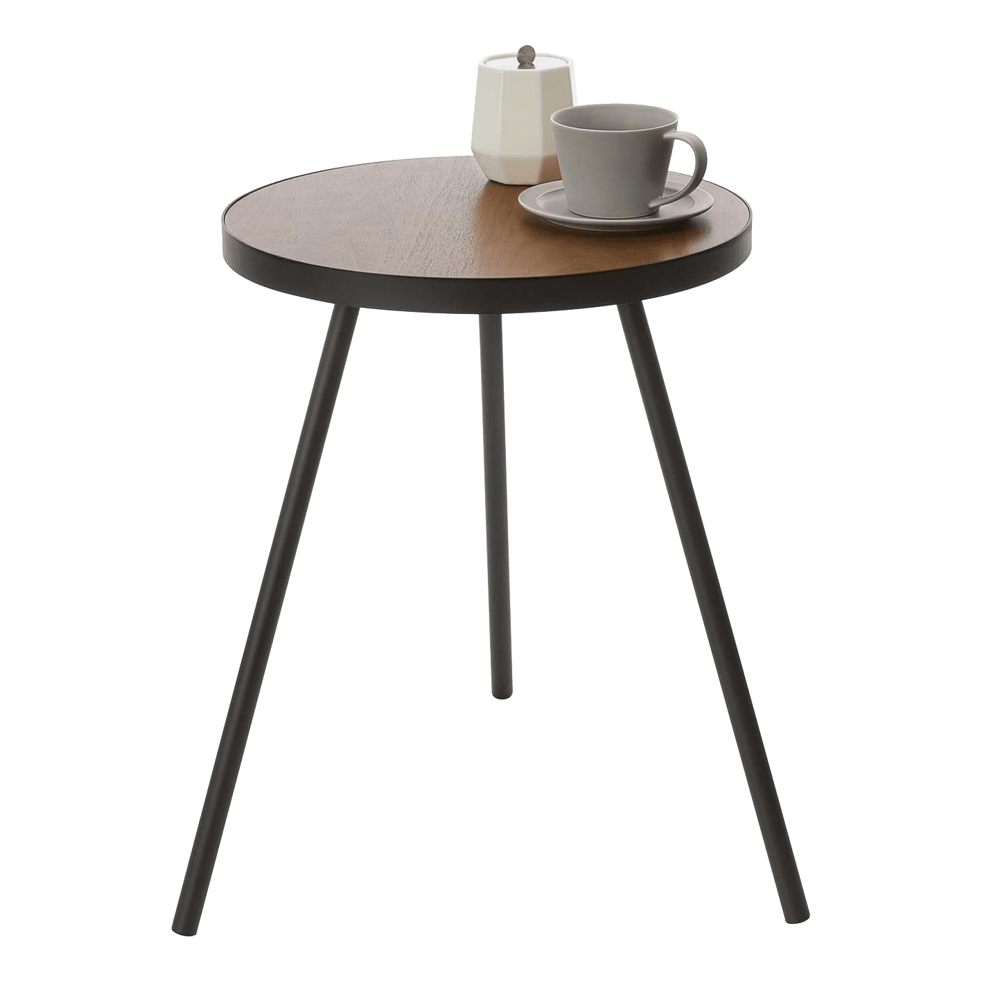 Yamazaki Home Side Table, Black, Steel + Wood, Supports 11 pounds, Minimal Assembly - Walmart.com