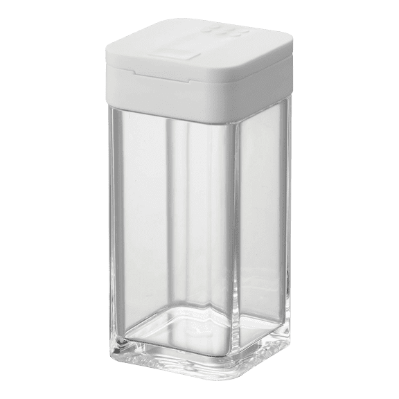 Yamazaki Home Spice Jar, White, Plastic, No Assembly