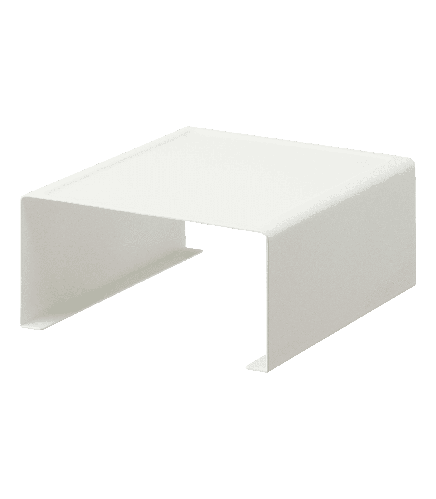 White Steel Stackable Countertop Storage Shelf