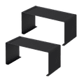thumbnail image 1 of Yamazaki Home Stackable Kitchen Rack - Storage Organizer Counter Shelf, Steel, Small, Stack up to two, Stackable, No Assembly Req. - 2 pack, 1 of 8