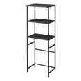 thumbnail image 1 of Yamazaki Home Storage Rack - Three Sizes, Black, Steel, 67-Inch (Fridge), Supports 64.9 pounds, Adjustable, 1 of 6