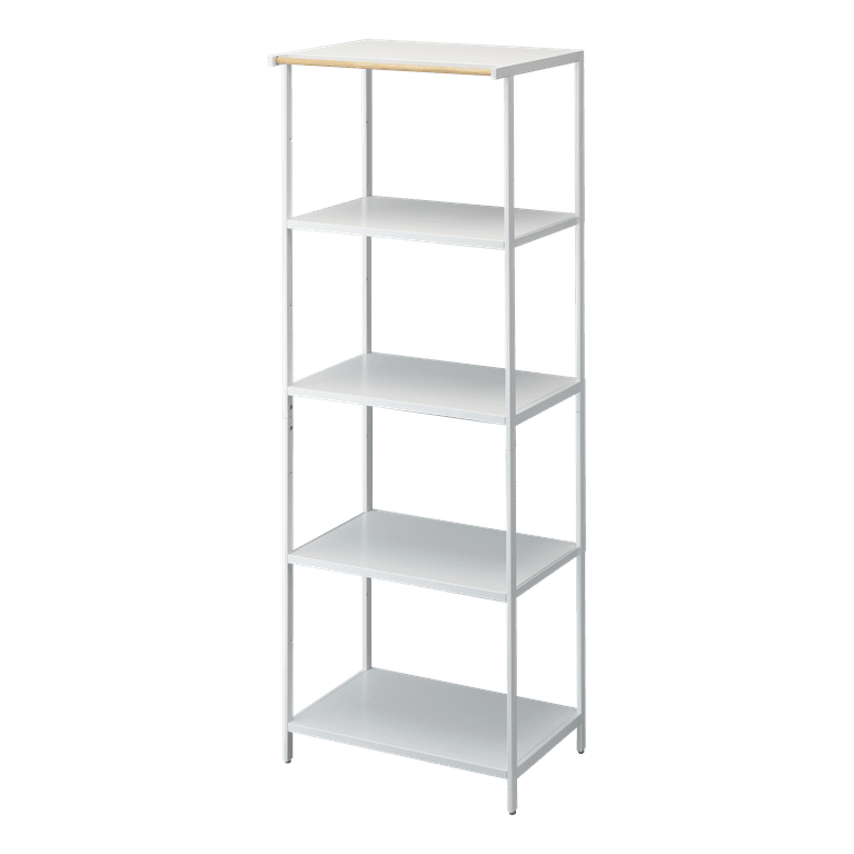 Yamazaki Home Storage Rack - Three Sizes, White, Steel, 67-Inch