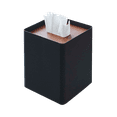 thumbnail image 1 of Yamazaki Home Tissue Box Cover - Square, Walnut, Steel, Lid, No Assembly, 1 of 7